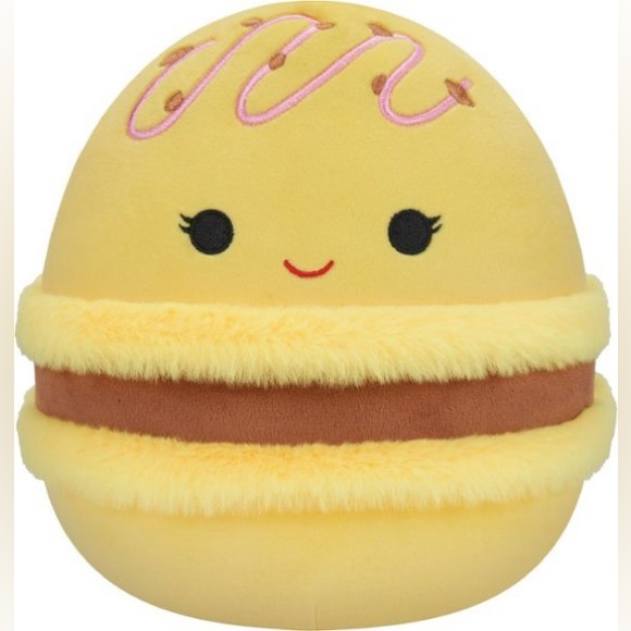 Squishmallows 10” Plush Jazwares Lemon & Chocolate Macaroon Visconti Super Soft - Picture 1 of 4
